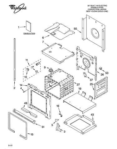 Lower oven parts