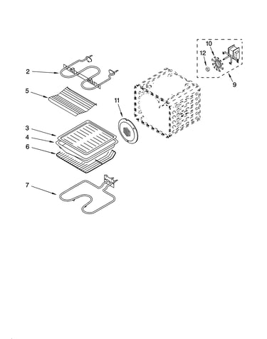 Internal oven parts