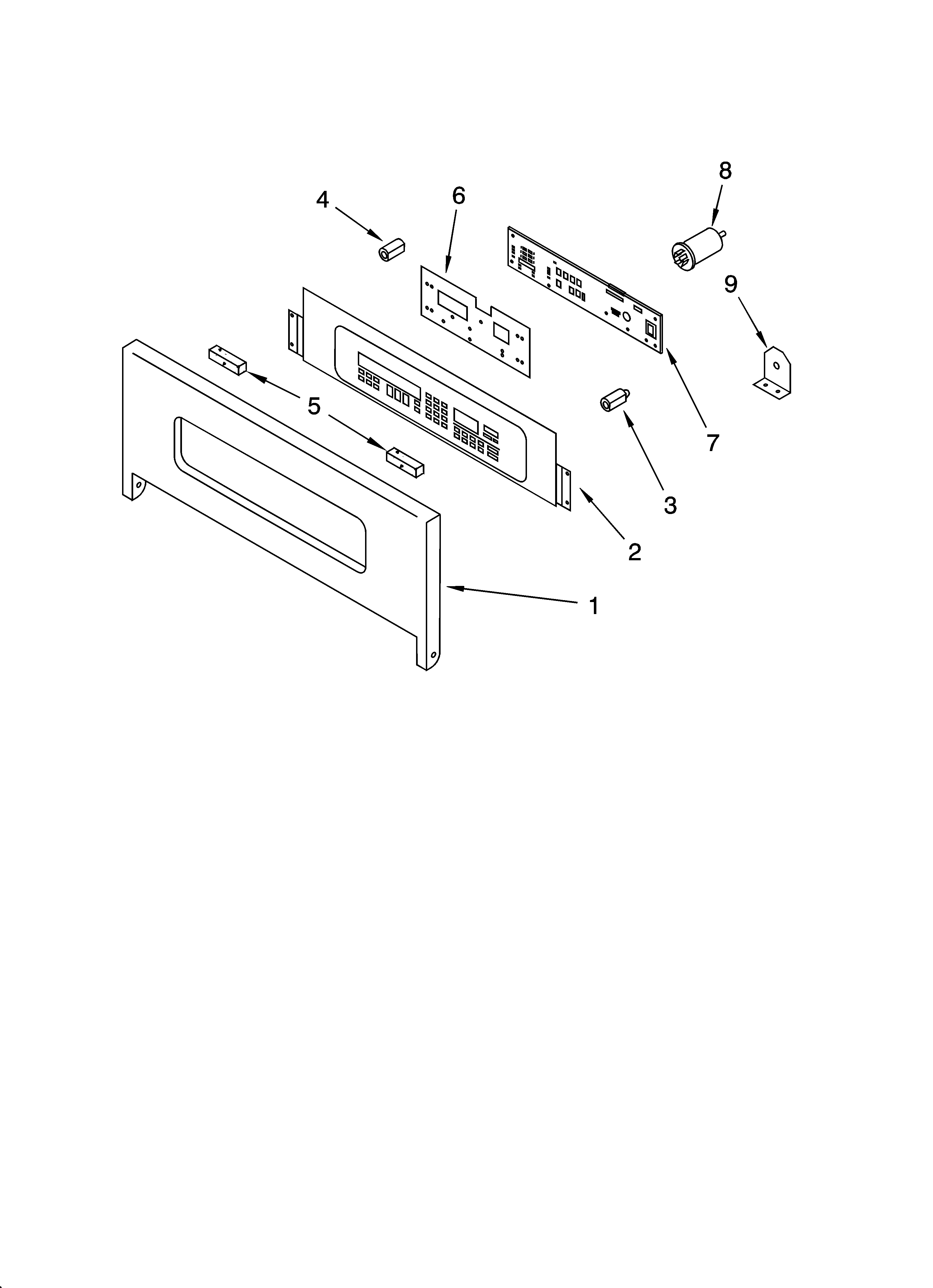 Control panel parts