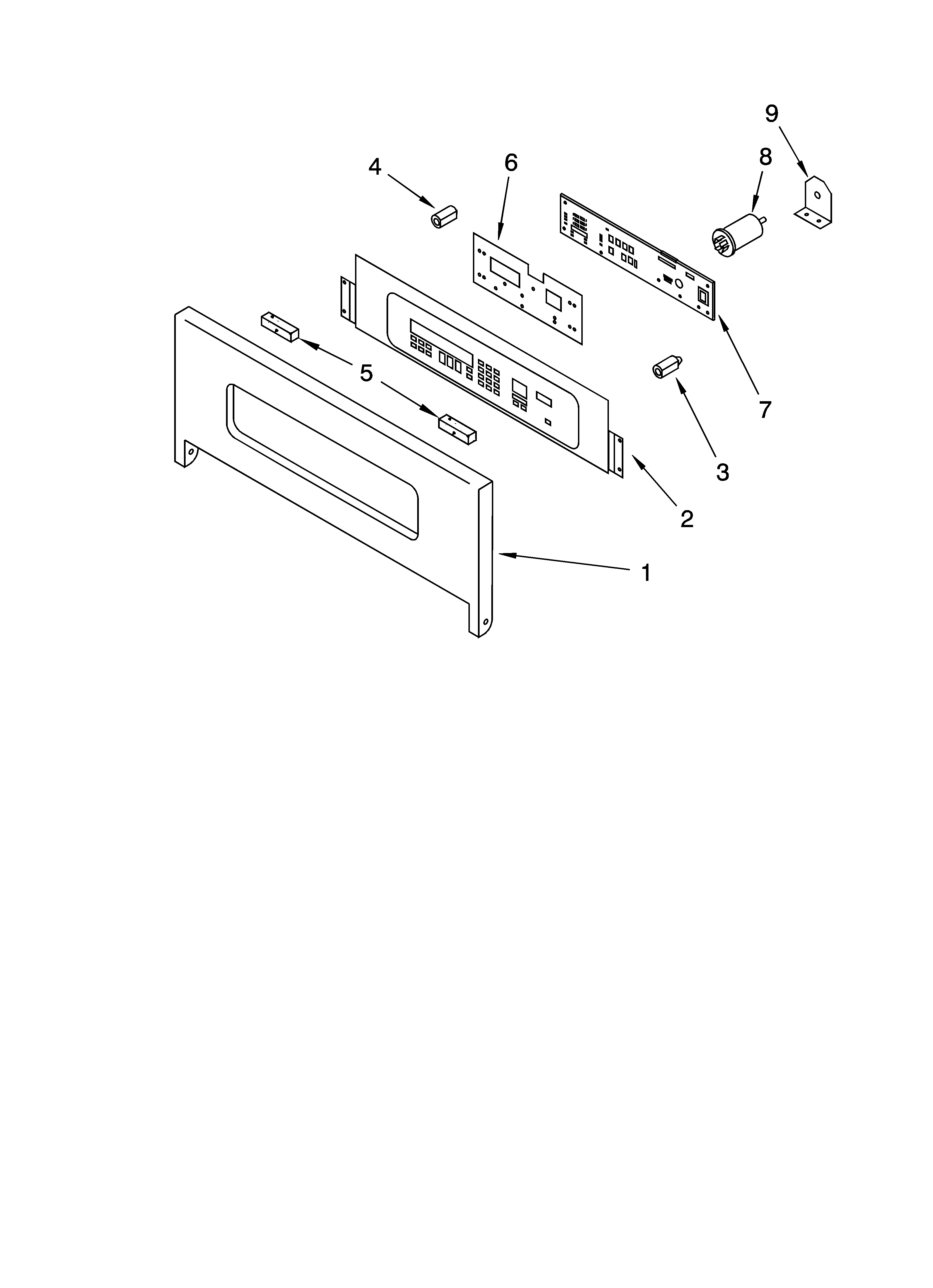 Control panel parts