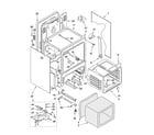 Whirlpool YGY395LXGQ2 oven chassis parts diagram