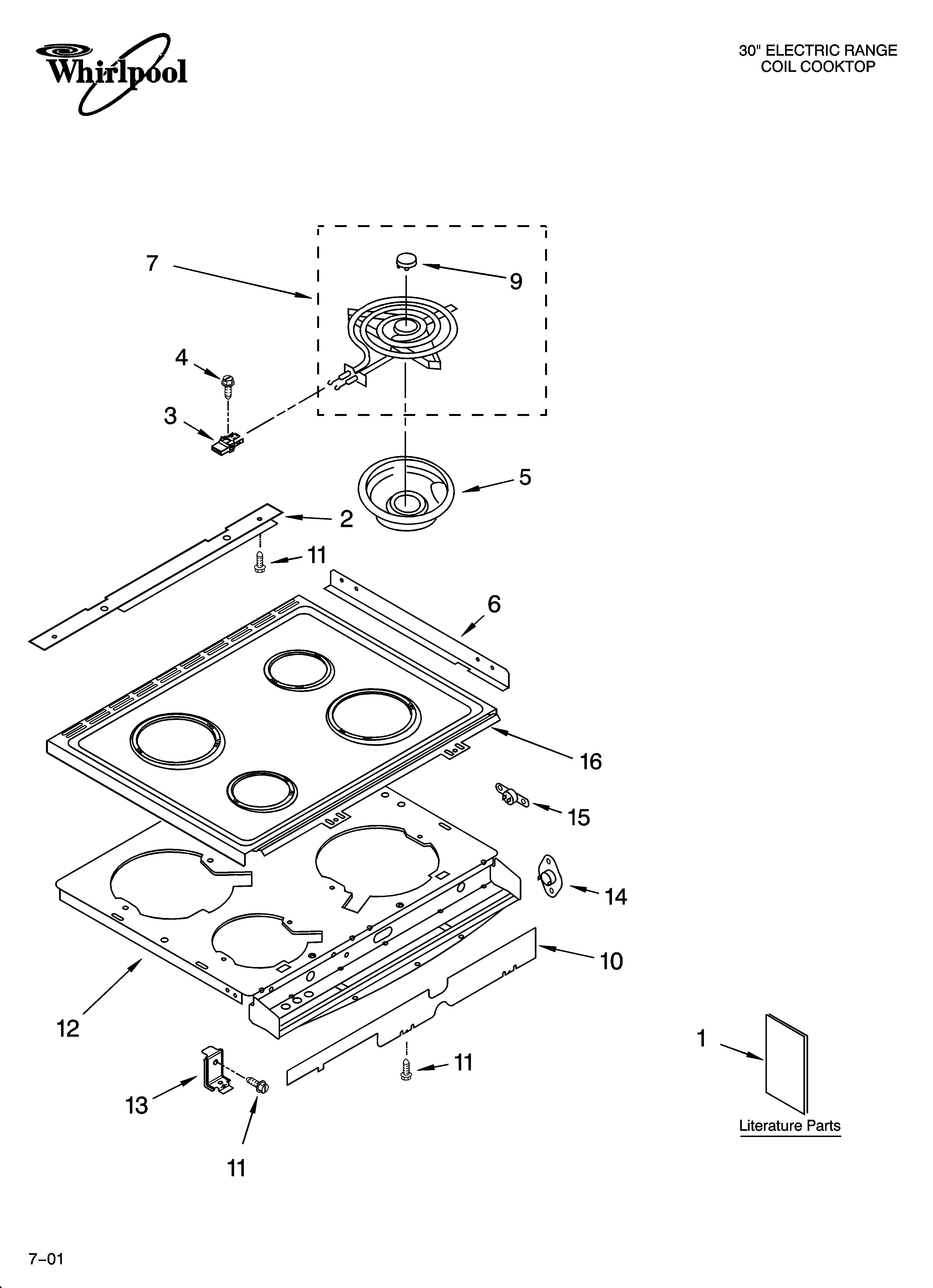 Cooktop parts