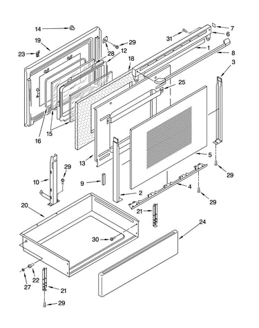 Door and drawer parts