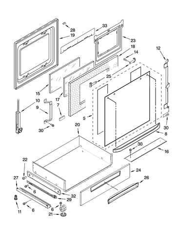 Door and drawer parts