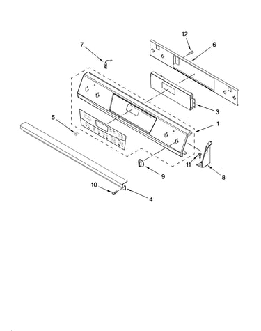 Control panel parts