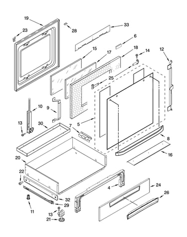 Door and drawer parts