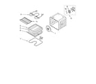 Whirlpool YGY398LXPB01 internal oven parts diagram