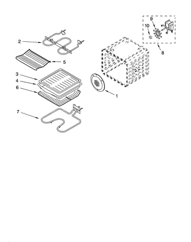 Internal oven parts
