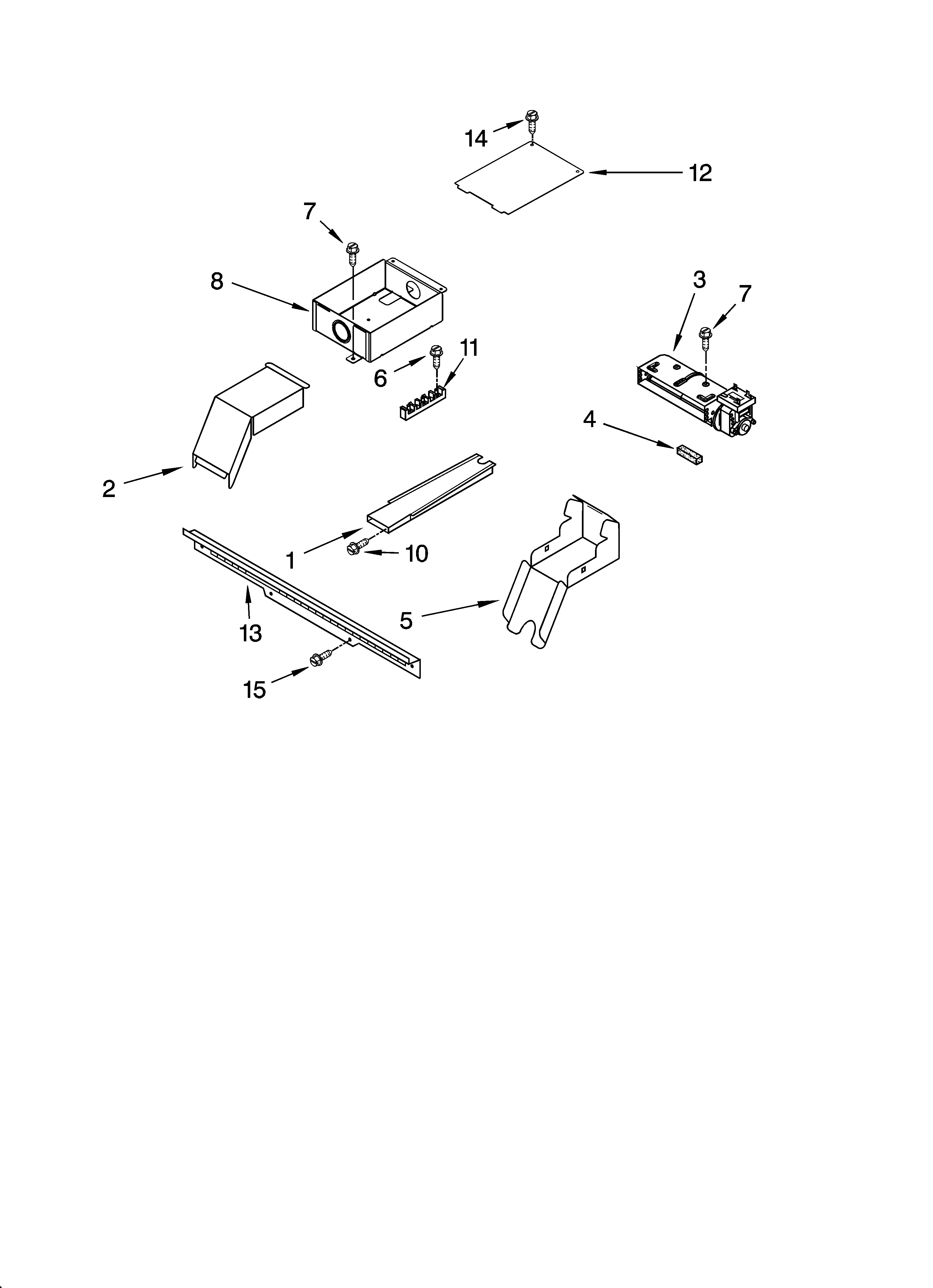 Top venting parts, optional parts (not included)