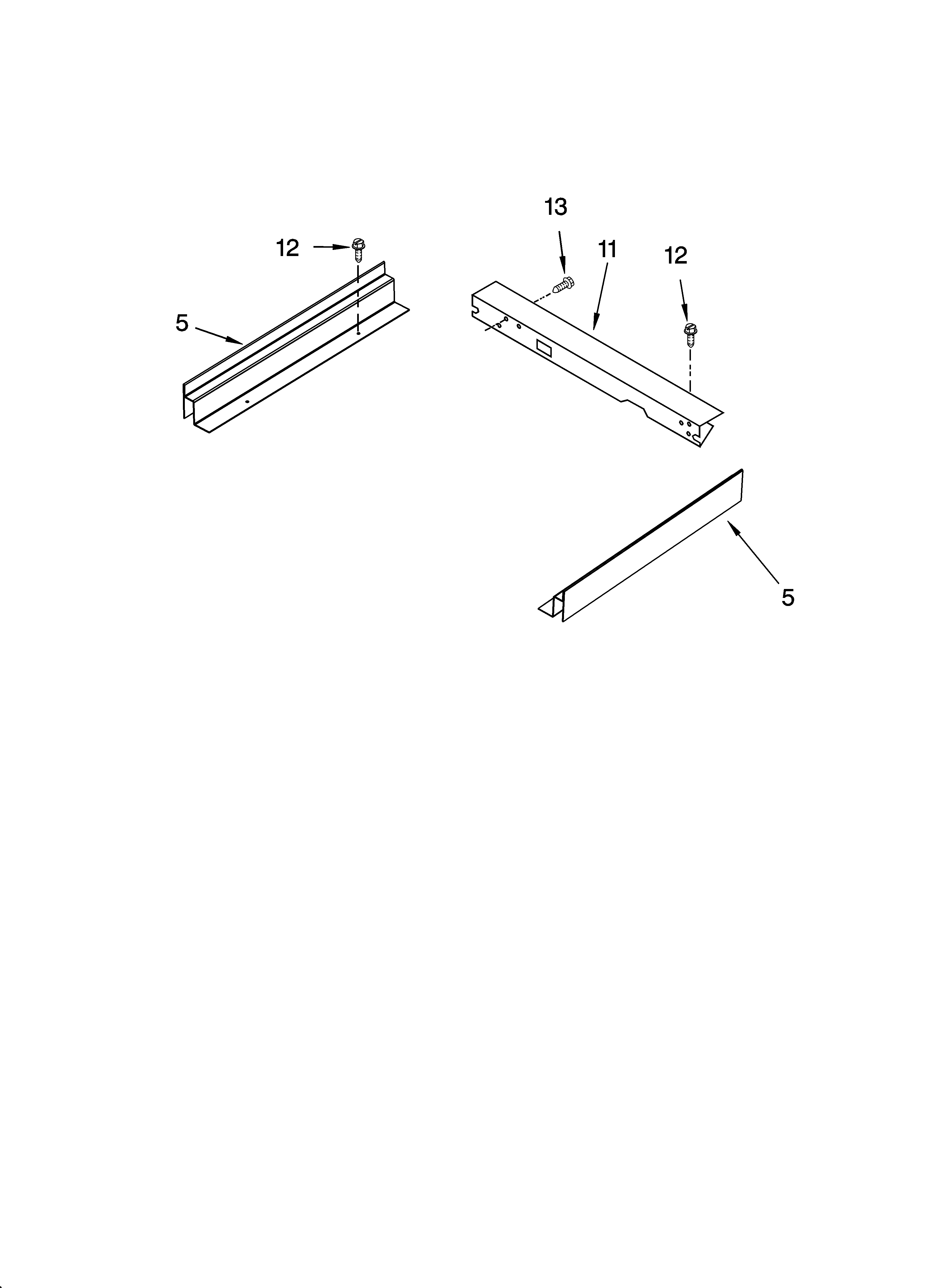 Microwave compartment parts