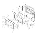 Microwave door parts, optional parts