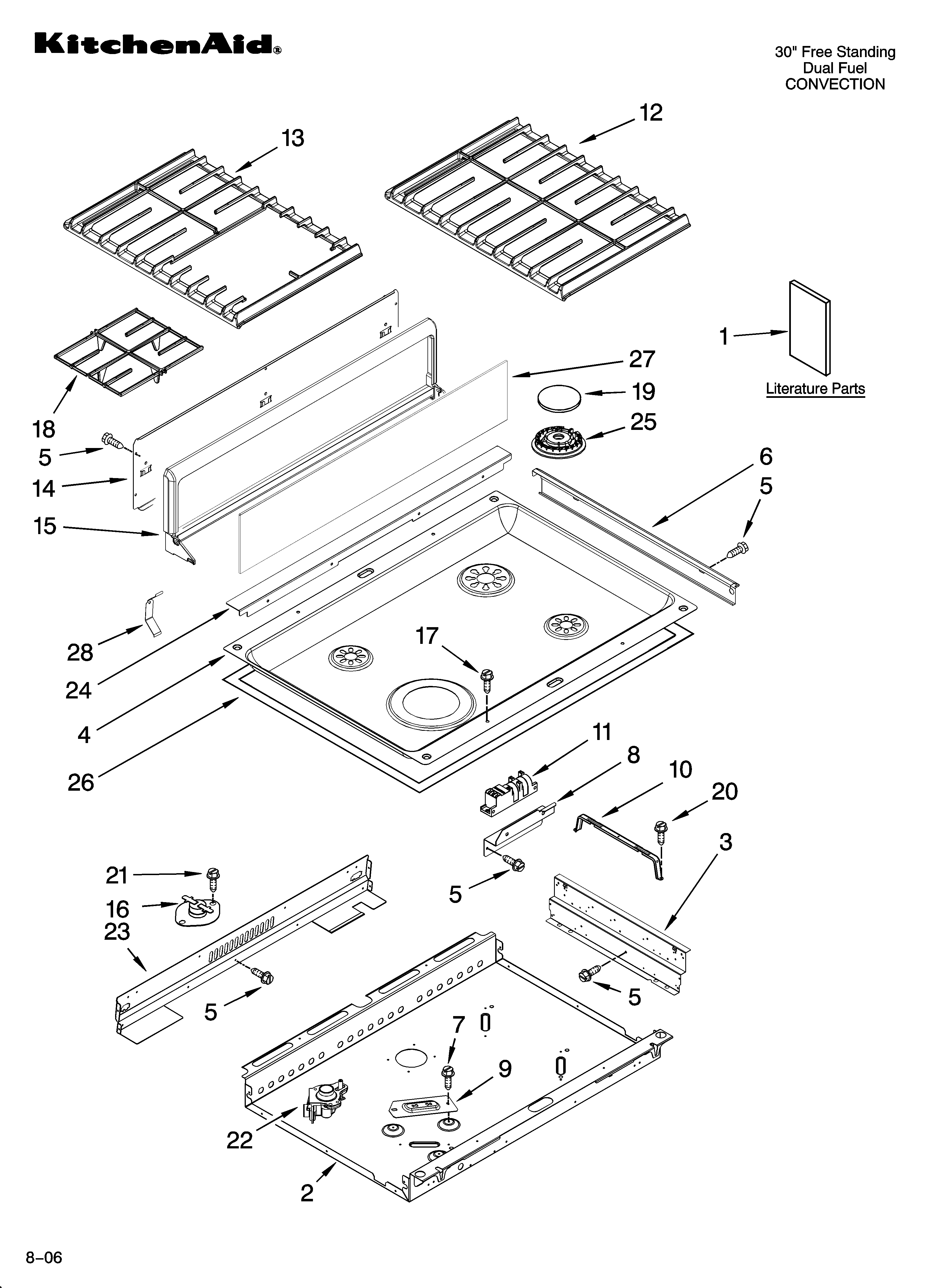 Cooktop parts