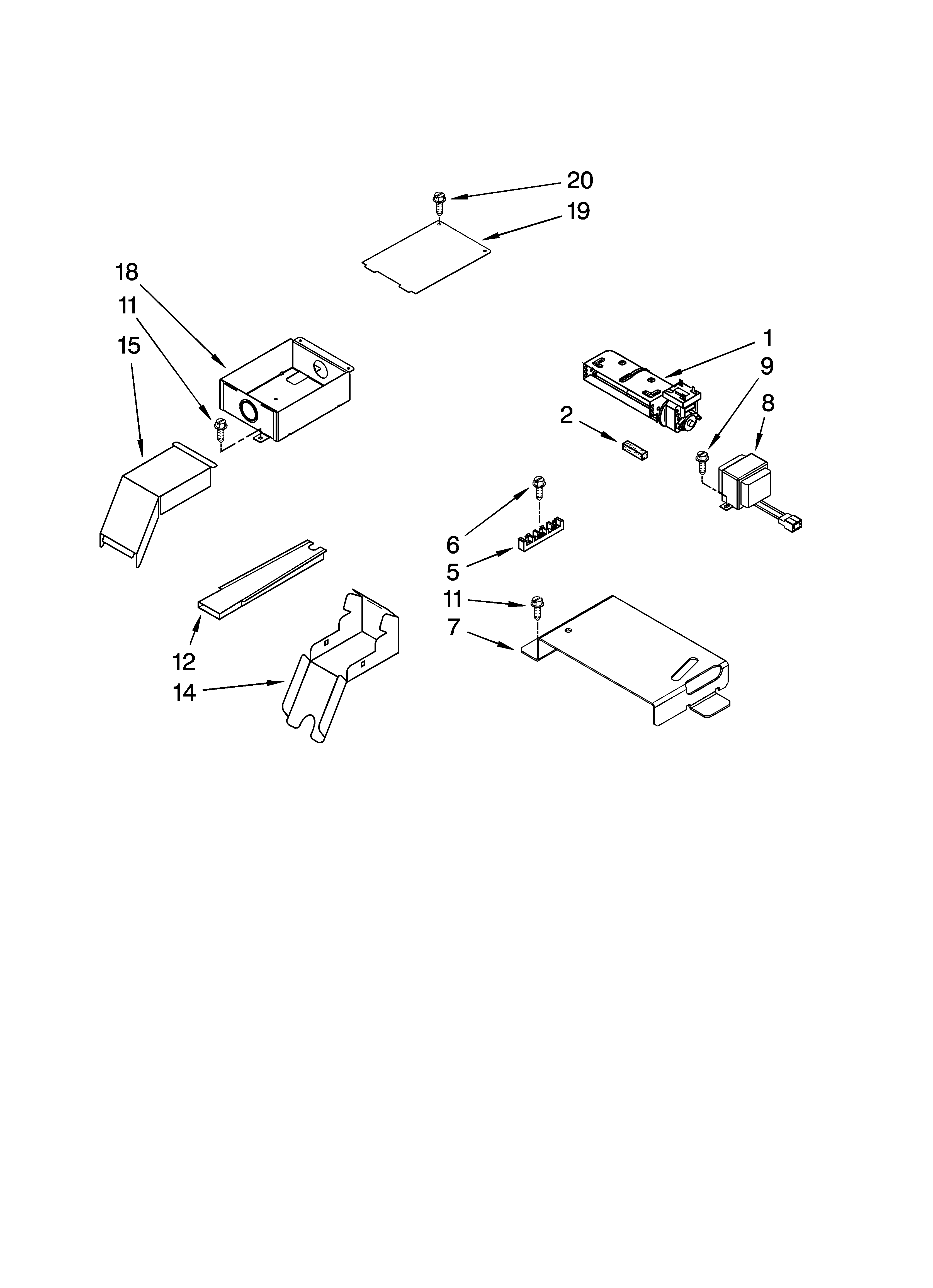 Top venting parts