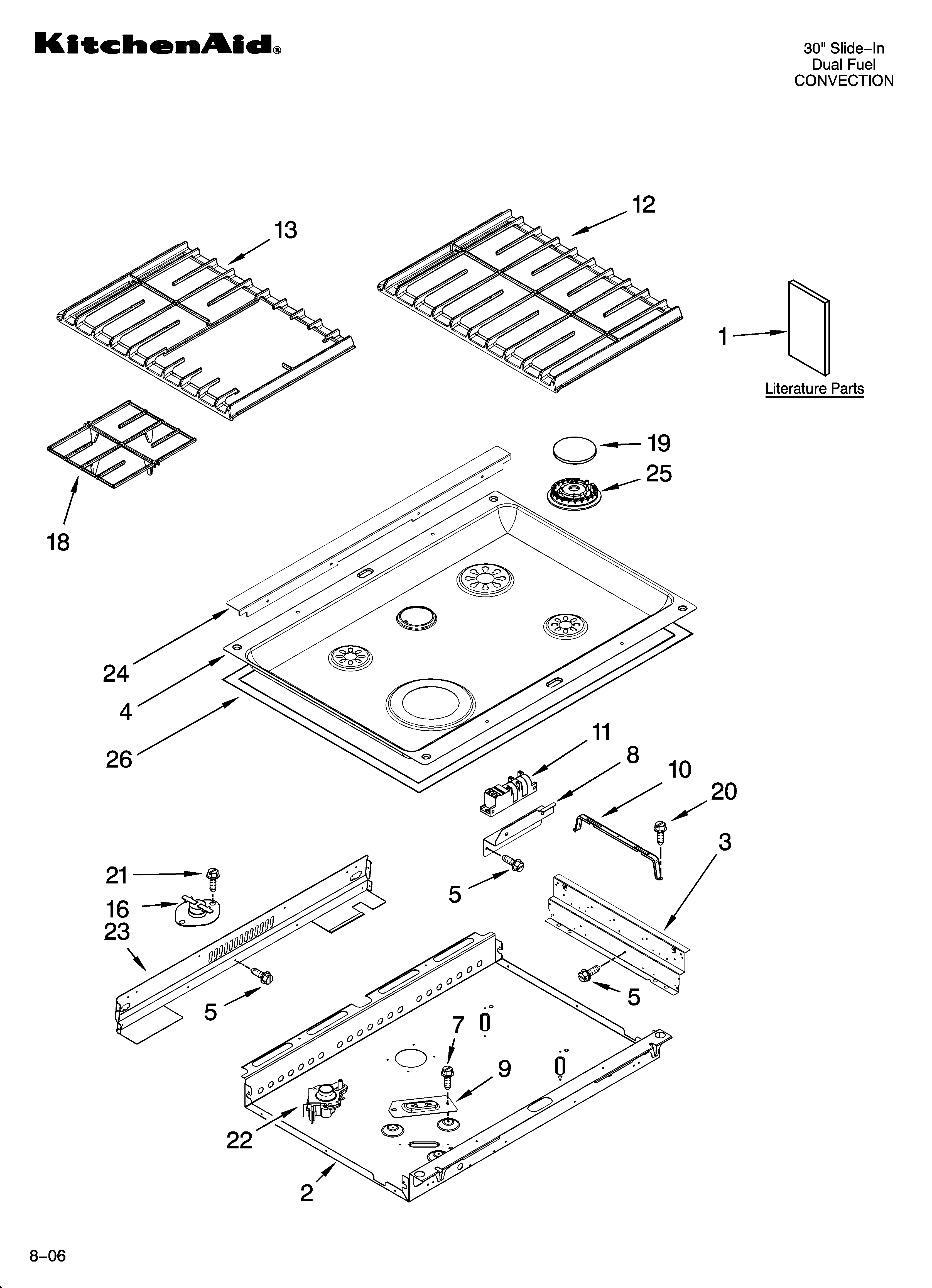 Cooktop parts