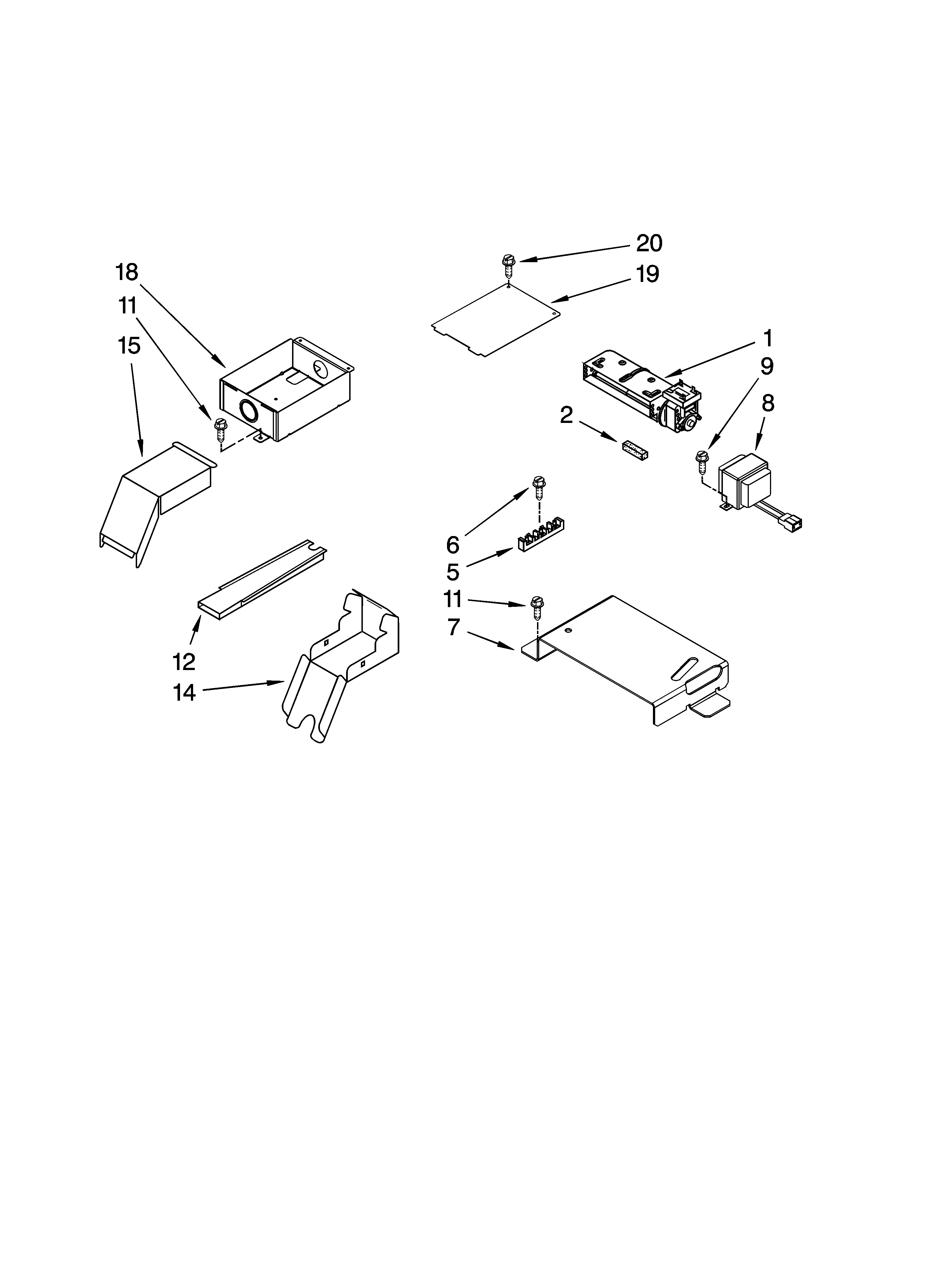 Top venting parts