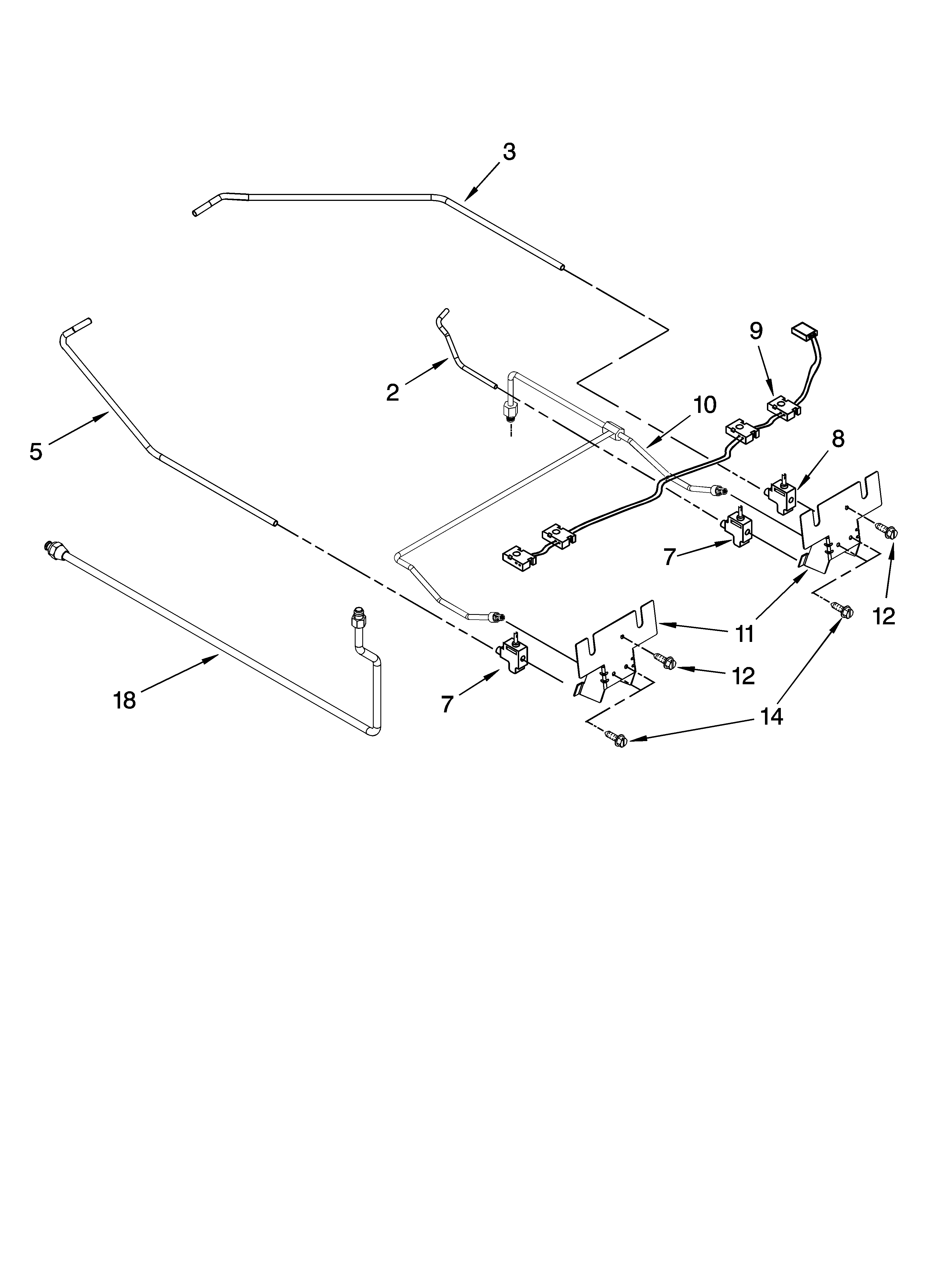 Cooktop burner parts