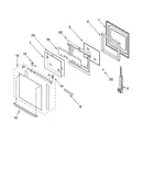 Oven door parts