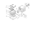 KitchenAid YKEBC208KS0 internal oven parts diagram