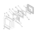 Oven door parts