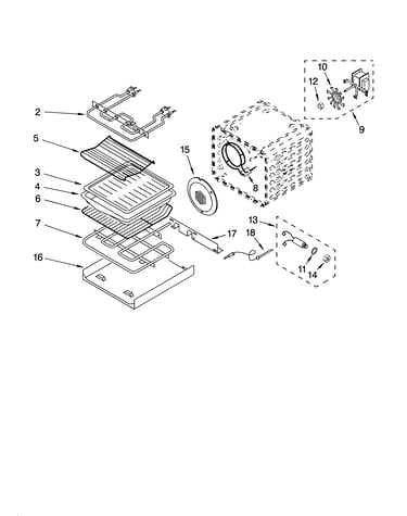 Internal oven parts