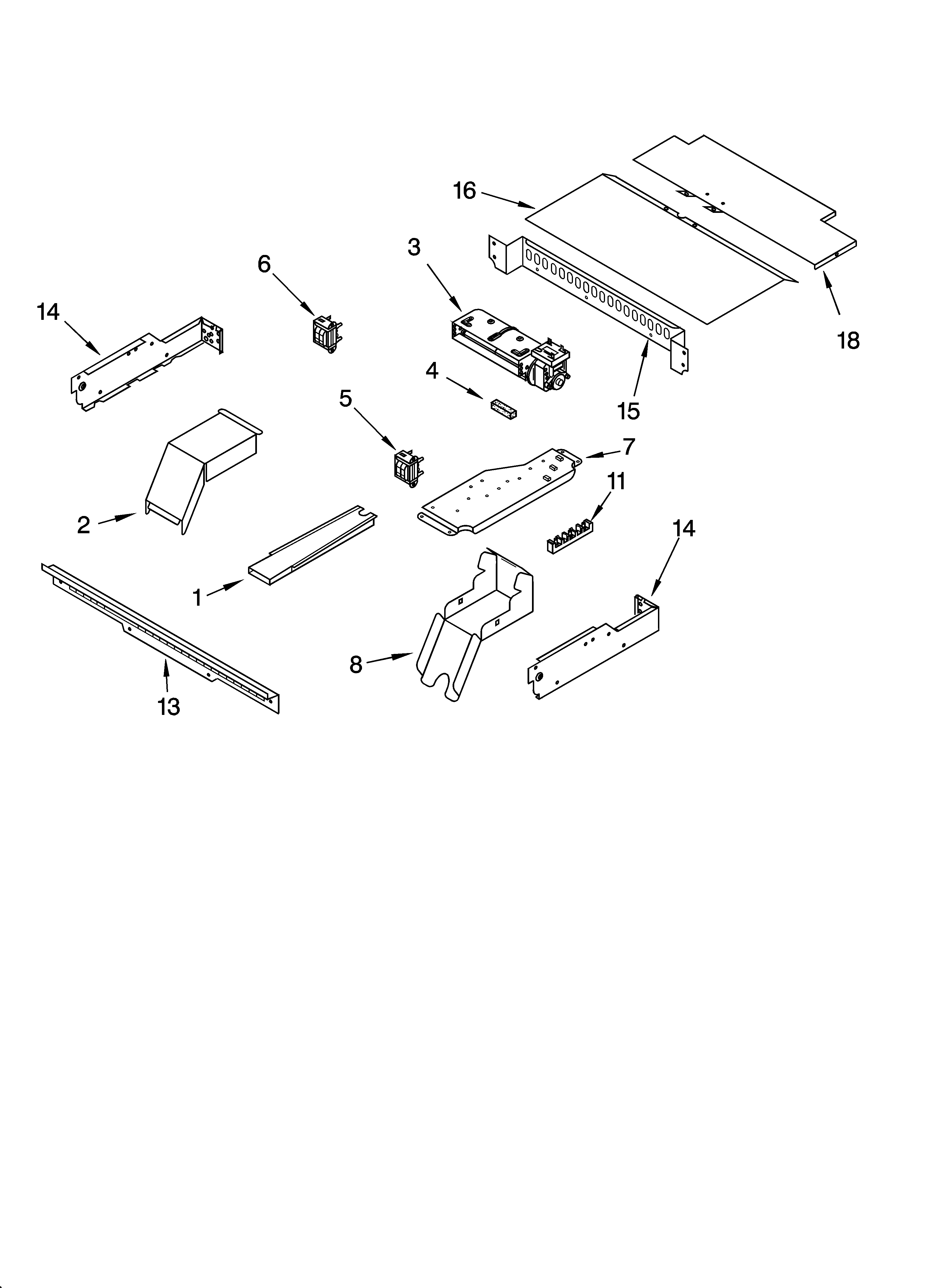 Top venting parts, optional parts