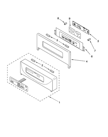 Control panel parts