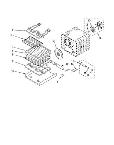 Internal oven parts