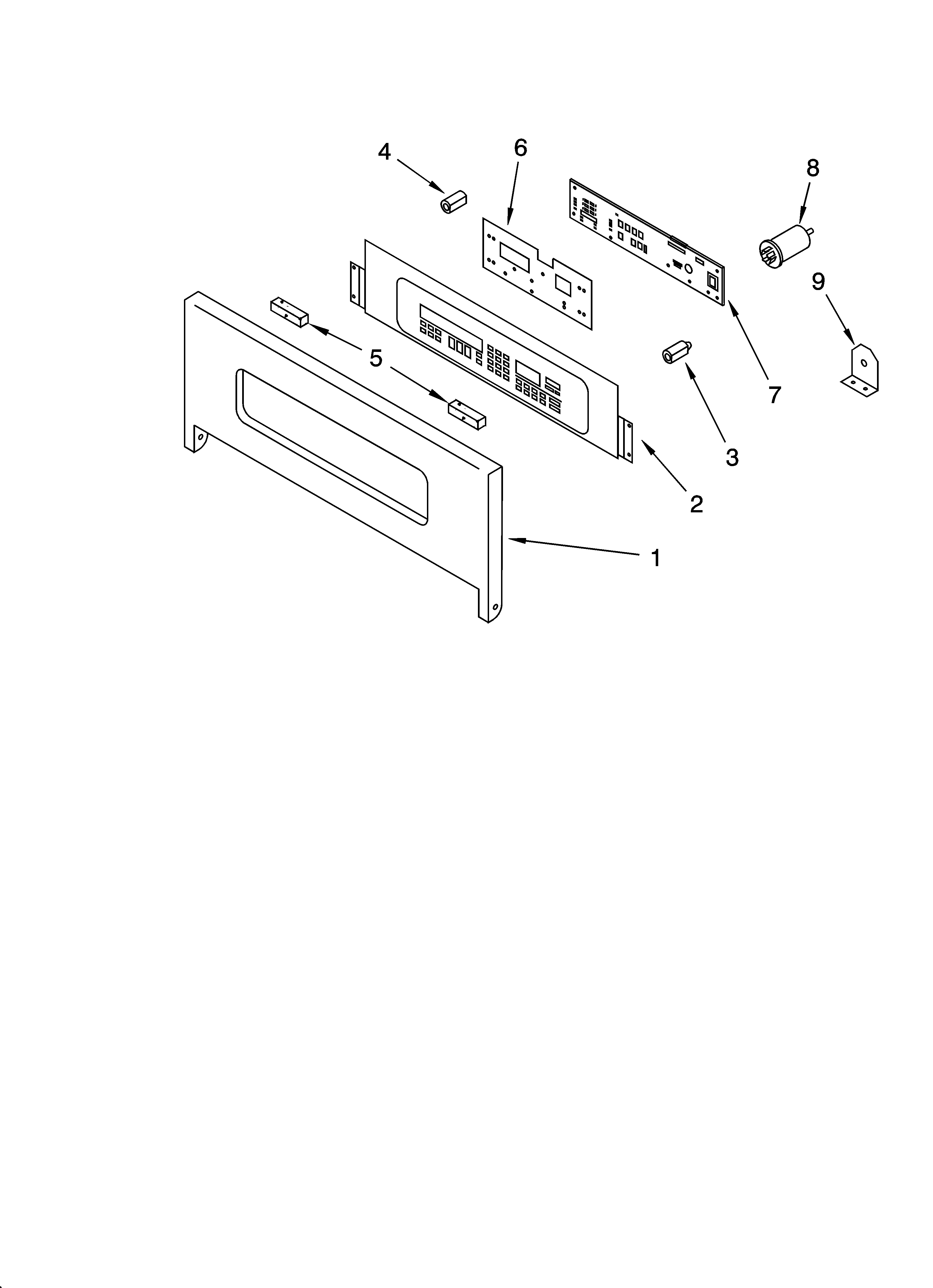 Control panel parts