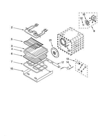 Internal oven parts