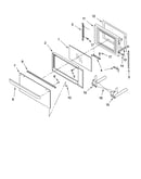 Microwave door parts, optional parts