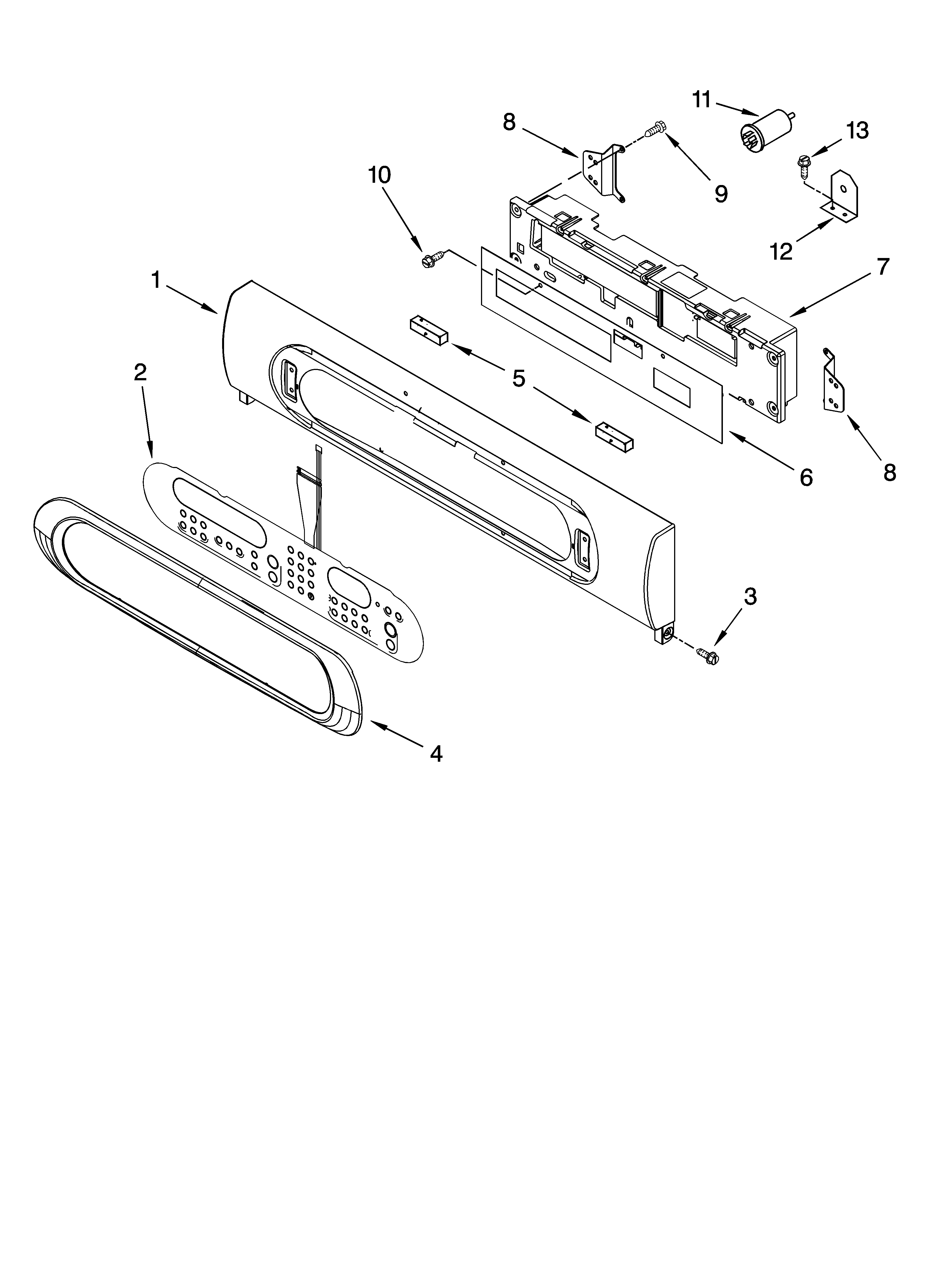 Control panel parts