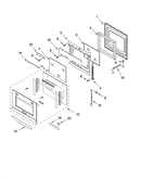 Oven door parts