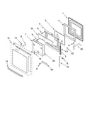 Oven door parts