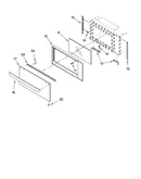 Microwave door parts, optional parts