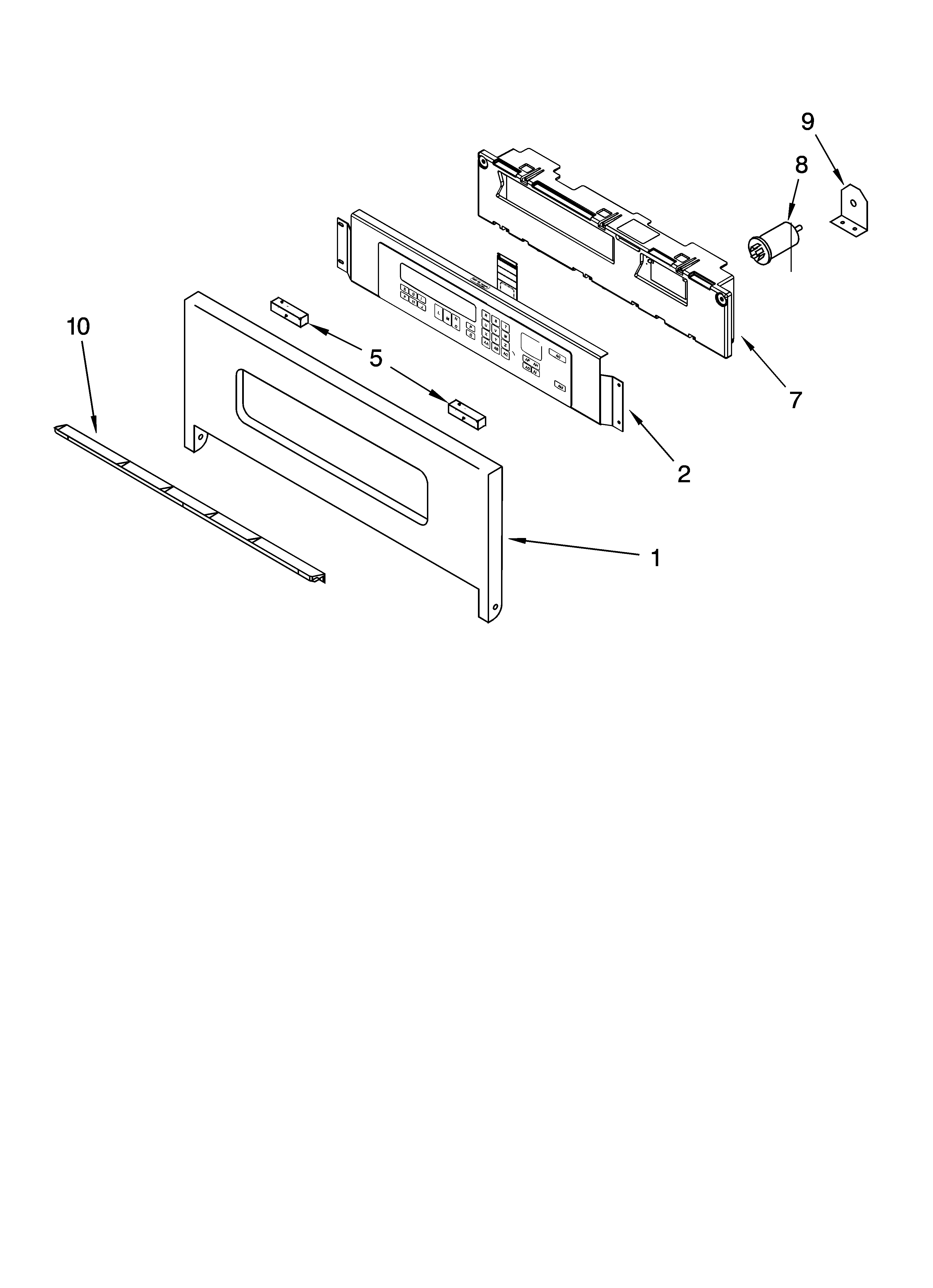 Control panel parts