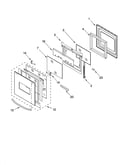 Oven door parts