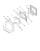 Oven door parts