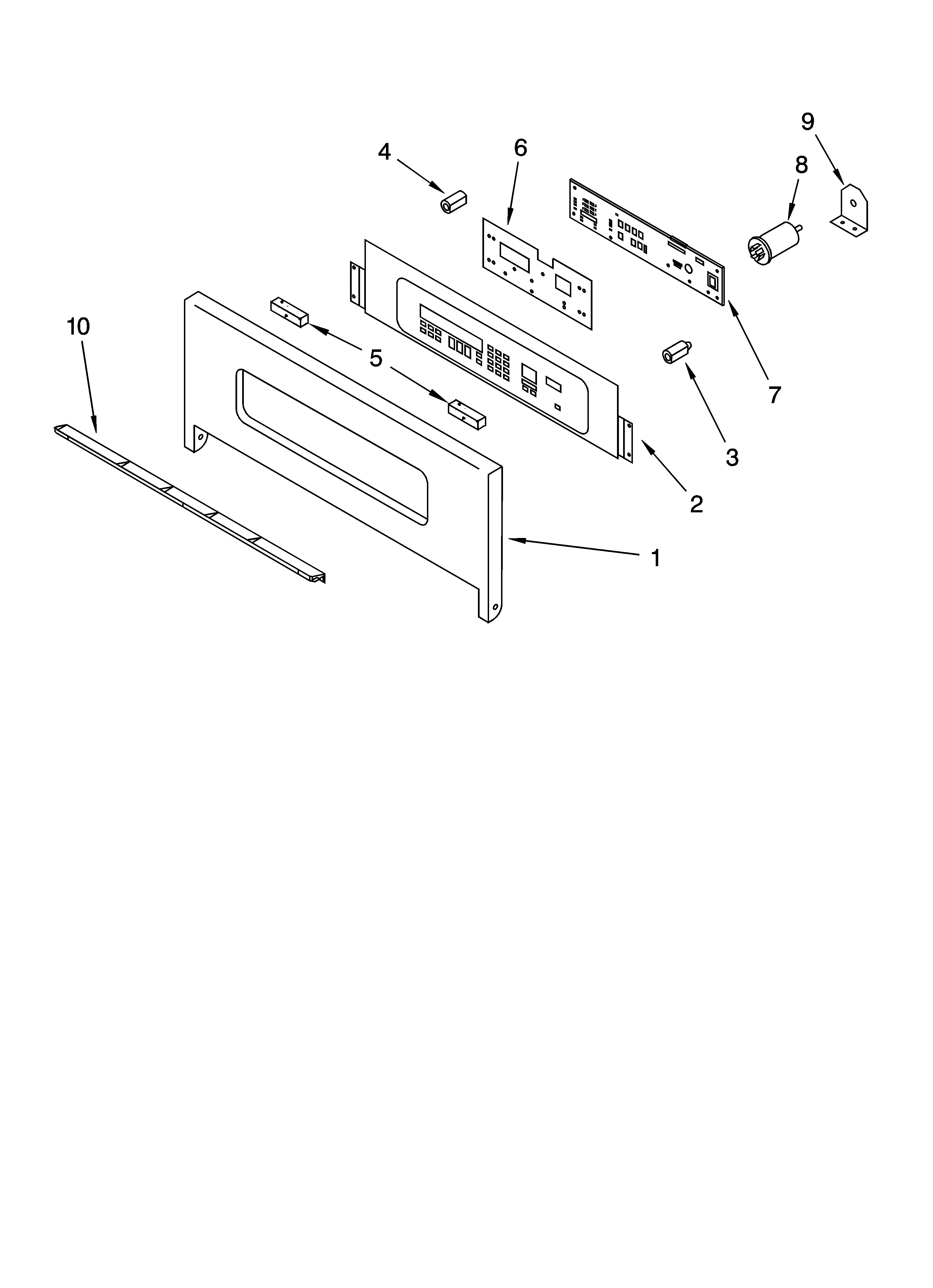 Control panel parts