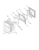 Oven door parts