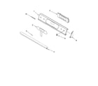 KitchenAid YKERA807PB00 control panel parts diagram