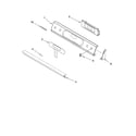 KitchenAid YKERA807PS00 control panel parts diagram
