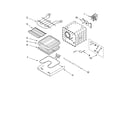 KitchenAid YKERA807PS00 internal oven parts diagram