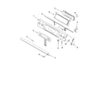 KitchenAid YKERA807PB01 control panel parts diagram