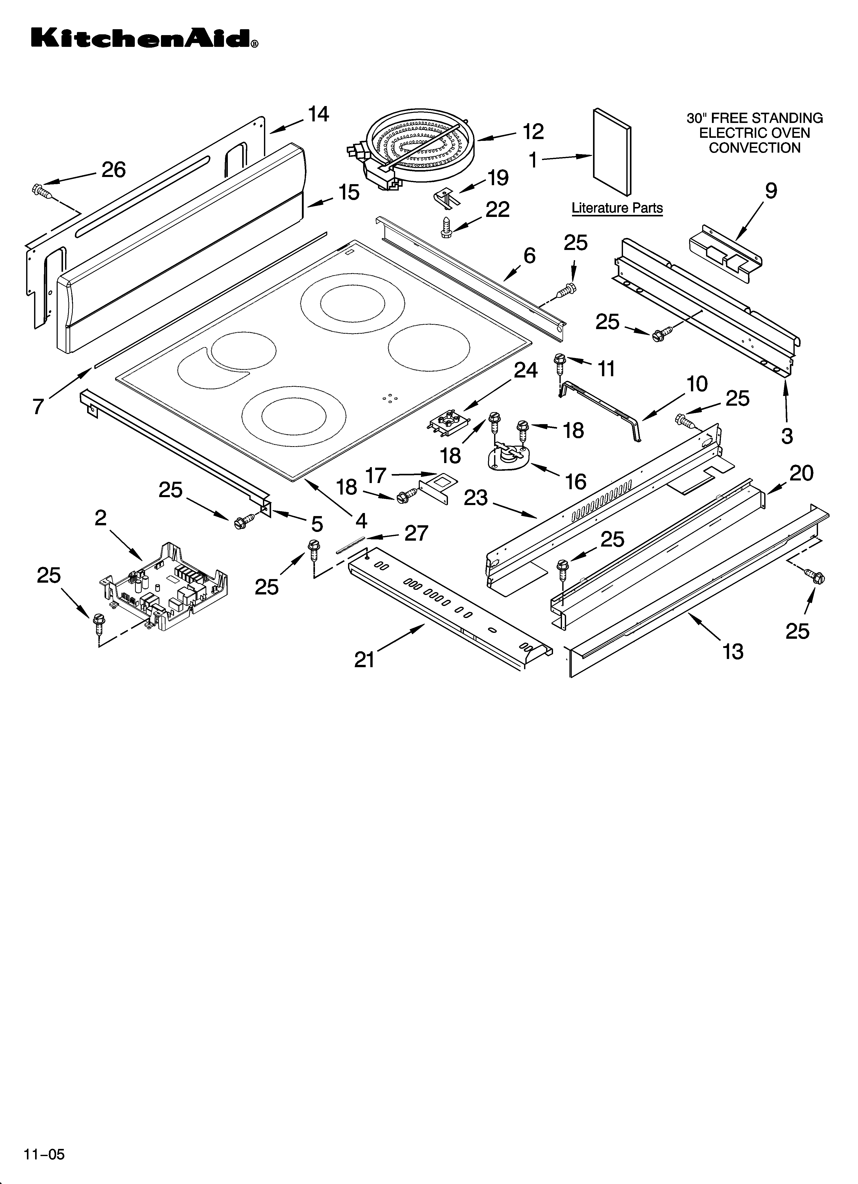 Cooktop parts