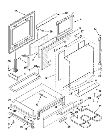 Door and drawer parts