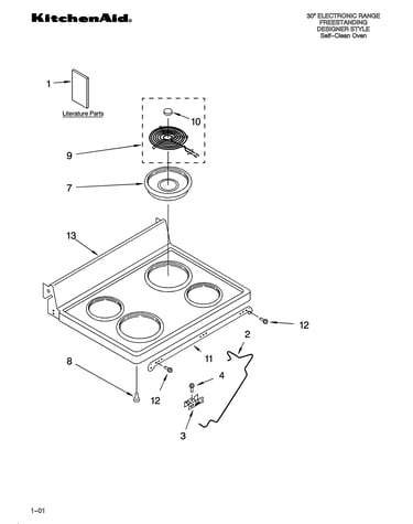 Cooktop parts