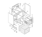 KitchenAid YKERI500HW2 oven chassis parts diagram