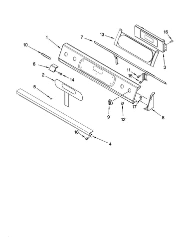 Control panel parts
