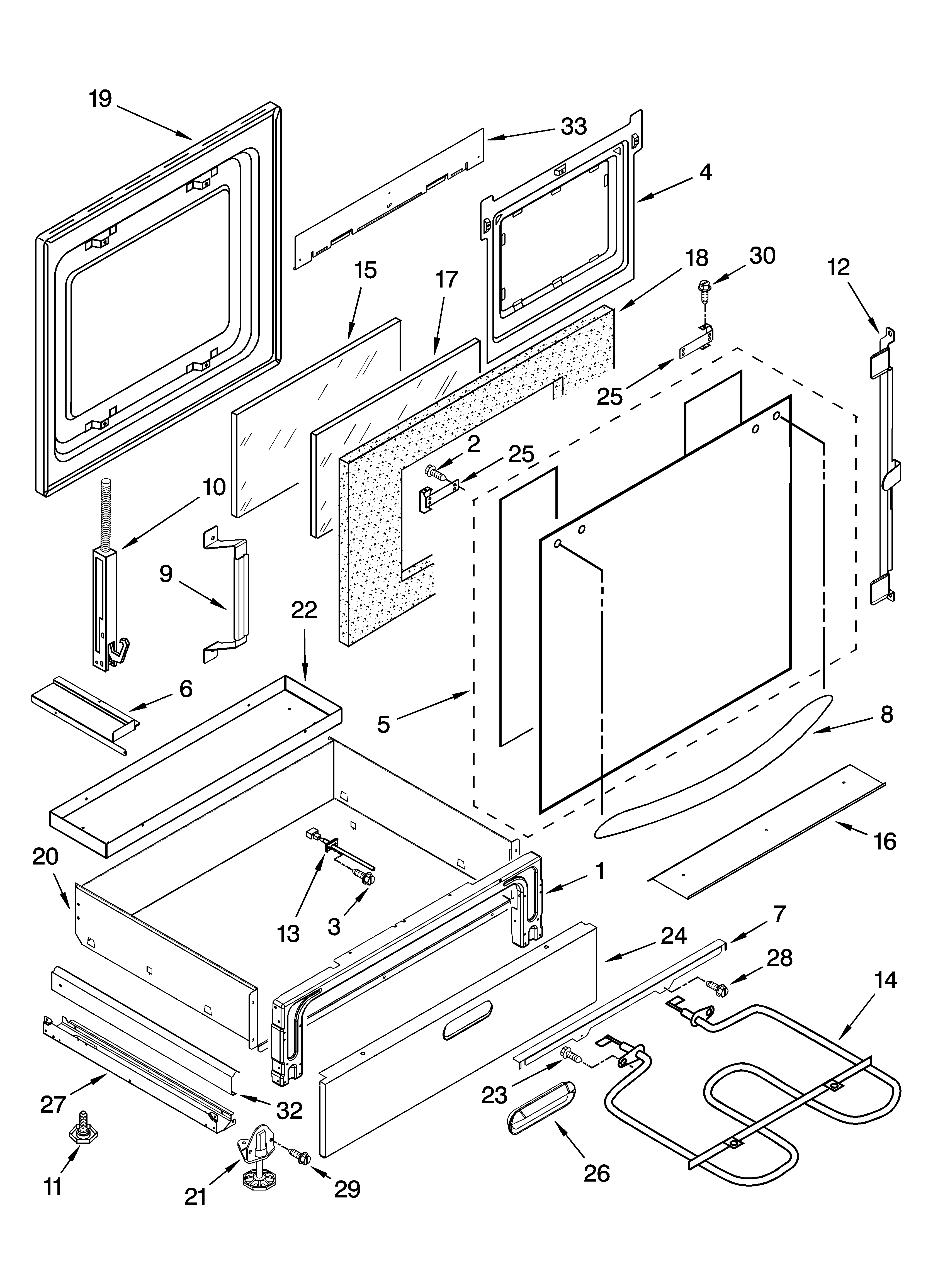 Door and drawer parts