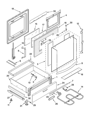 Door and drawer parts